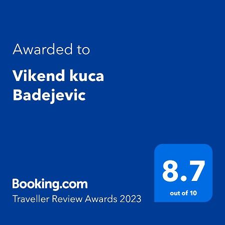 Etno Kuca Badejevic Plavna Exterior foto